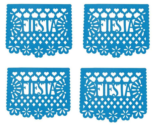 Set of 4 placemats (teal)