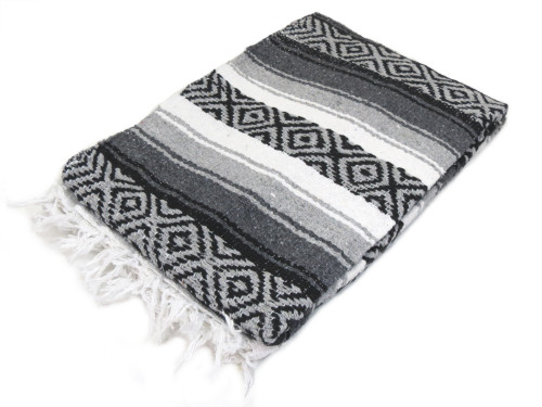 mexican grey falsa blanket