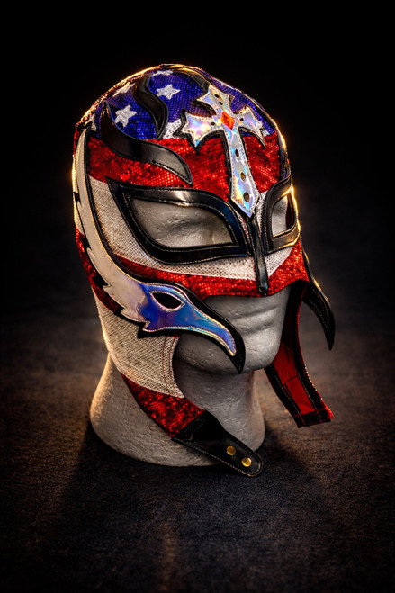 Pro Grade Mexican Luchador Lucha Libre Lycra Mask Rey Mysterio USA