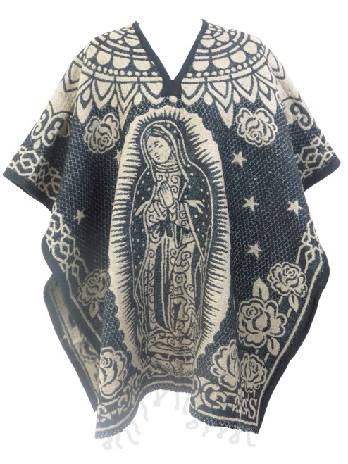 Guadalupe Poncho- Black-Brown