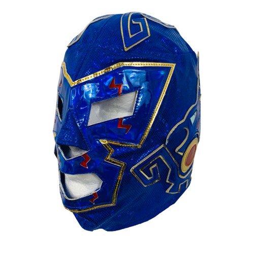 Pro Grade Mexican Luchador Lucha Libre Lycra Mask Dr Wagner - Royal Blue