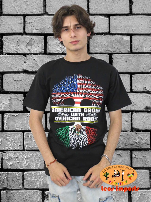 chicano t shirt us mexico roots