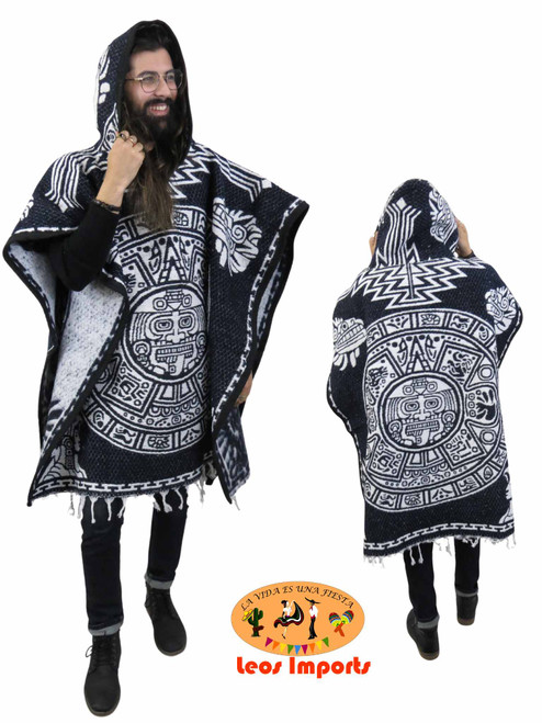 Dallas Cowboys Navy Reversible Handmade Poncho | Unisex Adults