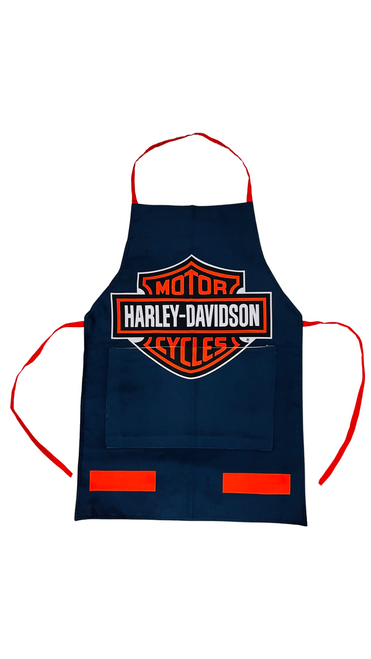 Harley Davidson Apron - Authentic Mexican Craftsmanship, Adult Unisex Fit