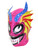 Mexican Handmade Alebrije Luchador Wrestling Mask- Adult Unisex One Size fit
