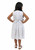 Traditional Mexican Girls Dress – Fernanda Embroidered Floral Design, Royal Blue & White, Ages 4–6