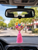 2-Pack Handmade Heart Ornaments with Multicolor Tassels – Hanging Pastel Decorations for Car Mirror, Bags & Christmas Tree