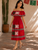 red mexican dress women