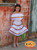 Girls Colombia Venezuela Ecuador Folklorico Dress | Handmade Cotton Blend Ages 0-12