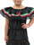 mexican dress with ribbons