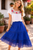mexican blue skirt