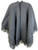 Ecuador Ethnic Wool Blend Solid Cape Shawl (Gray) 