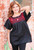 Black and Red Solid
