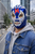 MIL MASCARAS Adult Lucha Libre Wrestling Mask (pro-fit) Costume Wear - Blue/Grey