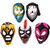 5 Pack Mexican Lucha Libre Luchador Mask Youth-Adult Masks
