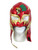 red gold  lucha libre mask