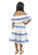 Hondurian, Salvadoran or Salvadorian, Uruguayan Colors Royal Blue Ribbons Girls Dress