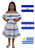 honduras uruguay el salvador dress for girls