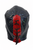 Red Demon Mexican Lucha Libre Black Mask | Pro Grade Premium Lycra | Handcrafted by Artisans in Mexico