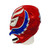 Pro Grade Mexican Luchador Lucha Libre Lycra Mask Rey Mysterio - Red