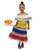 Colombian Venezuelan, Ecuadorian girls dress | Venezuela Colombia Ecuador country dress | Ages 0-12 |