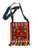 Boho Beaded Fringe Multicolored Embroidered Floral Fabric Crossbody Bag | Hippie Purse