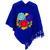 Handmade Mexican V-Neck Collar Shawl for Women | Embroidered Floral Designs 