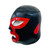 Mexican Luchador Wrestling Mask Nacho | Black and Red | Pro Fit Unisex Costume Wear