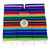 Traditional Mexican Serape Poncho – Multicolor with Mexico Lettering & Eagle Emblem