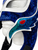 Rey Mysterio Mohawk Mask Storm Blue- Pro Grade Lycra Lucha Libre Mask