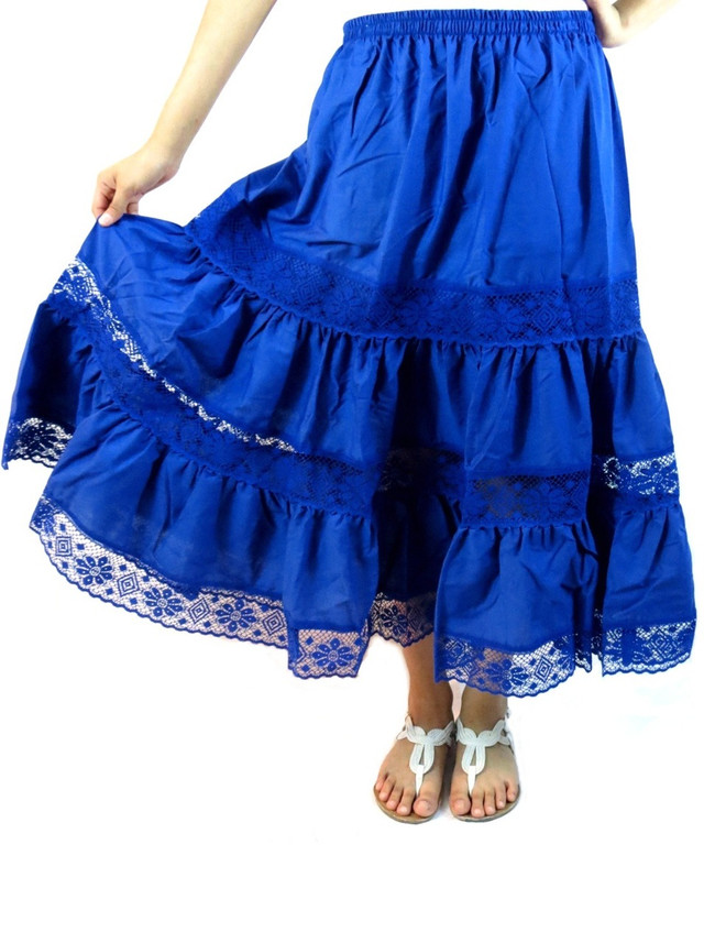 Yellow And Purple Mexican Baja Women's Skirt