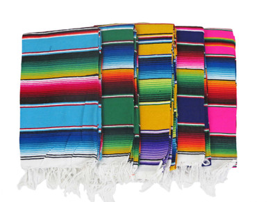 Serape Zarape Handmade Southwestern MULTI YELLOW Details about    SARAPE Mexican Blankets 