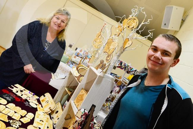 39617277Craft Fayre at Hull Hub ; Pictured are Katrina and