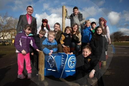 23794611FIRST BUS UNVEILS NEW PIRATE SHIP IN LADYWELL PRIMARY SCHOOL PLAYGROUND IN MEMORY OF