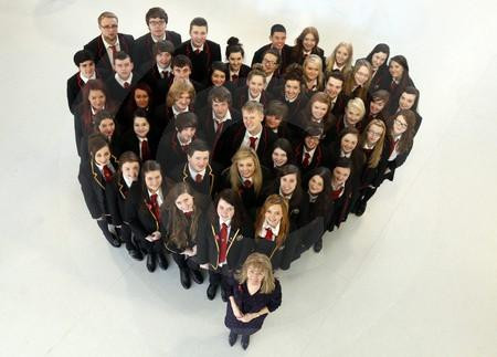 22972575First day of School for the New St Ambrose High School in