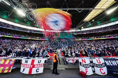 39671668-Newcastle United fans in the stands during the Carabao
