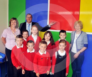 18486274 Westonzoyland School Council Showing Us Their New Painted 18486274-westonzoyland-school-council-showing-us-their-new-painted