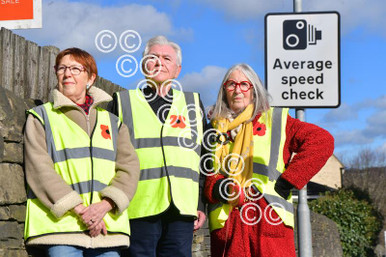 40104386-New average speed check signs have been installed on Harrogate ...