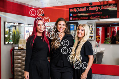 40388680-From left, Emma Hopper, Becki Cooper and Paige MacDonald of