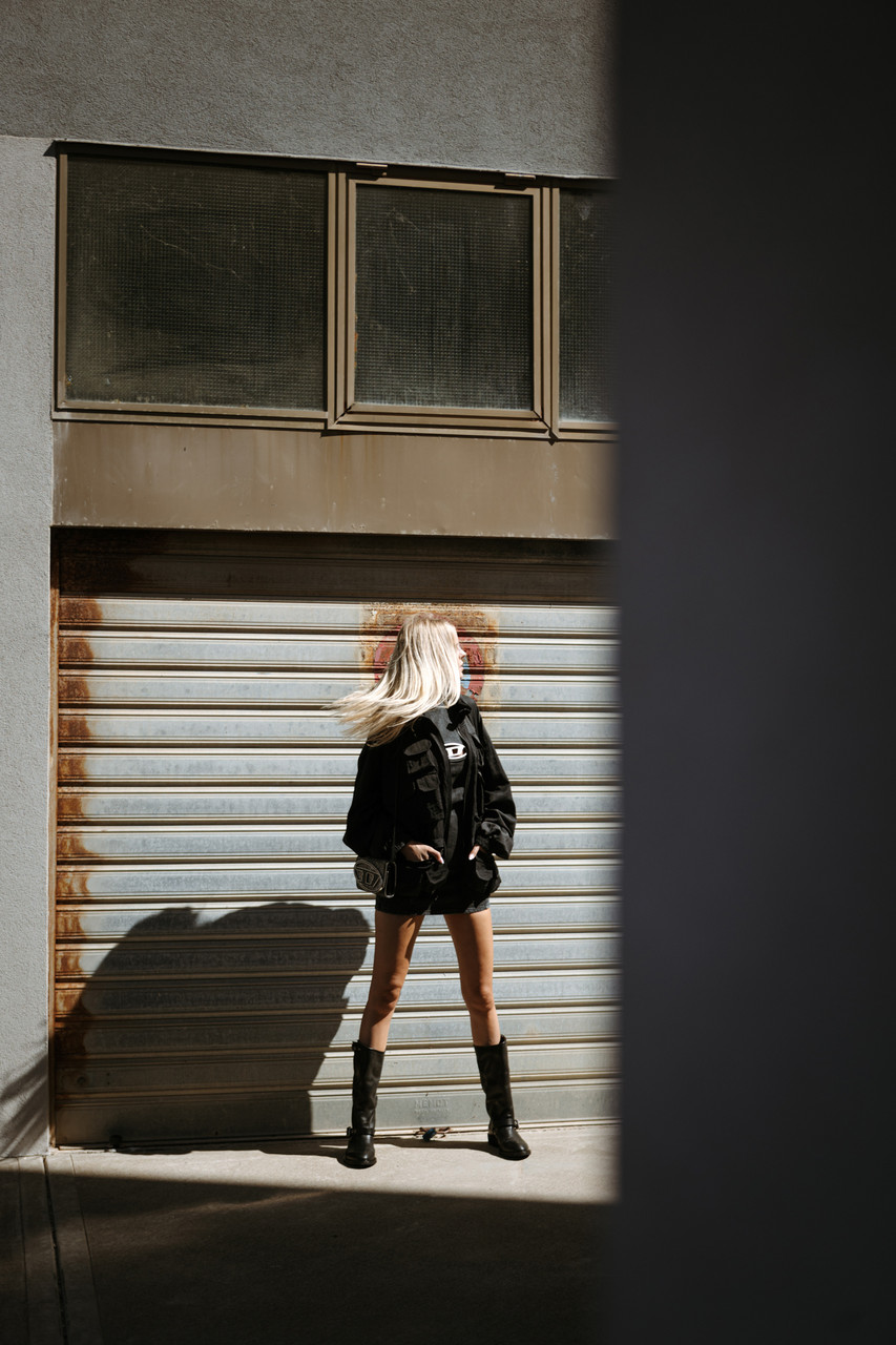 Stivali Alti Stivali Biker In Pelle Golden Goose Stivali Biker