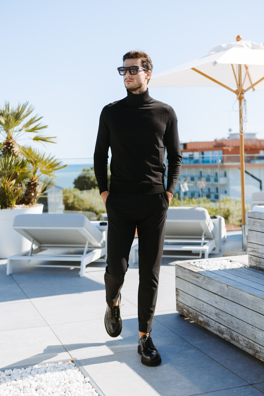 Scarpe Outfit Con Pantaloni Neri Uomo Pantaloni Uomo Lino