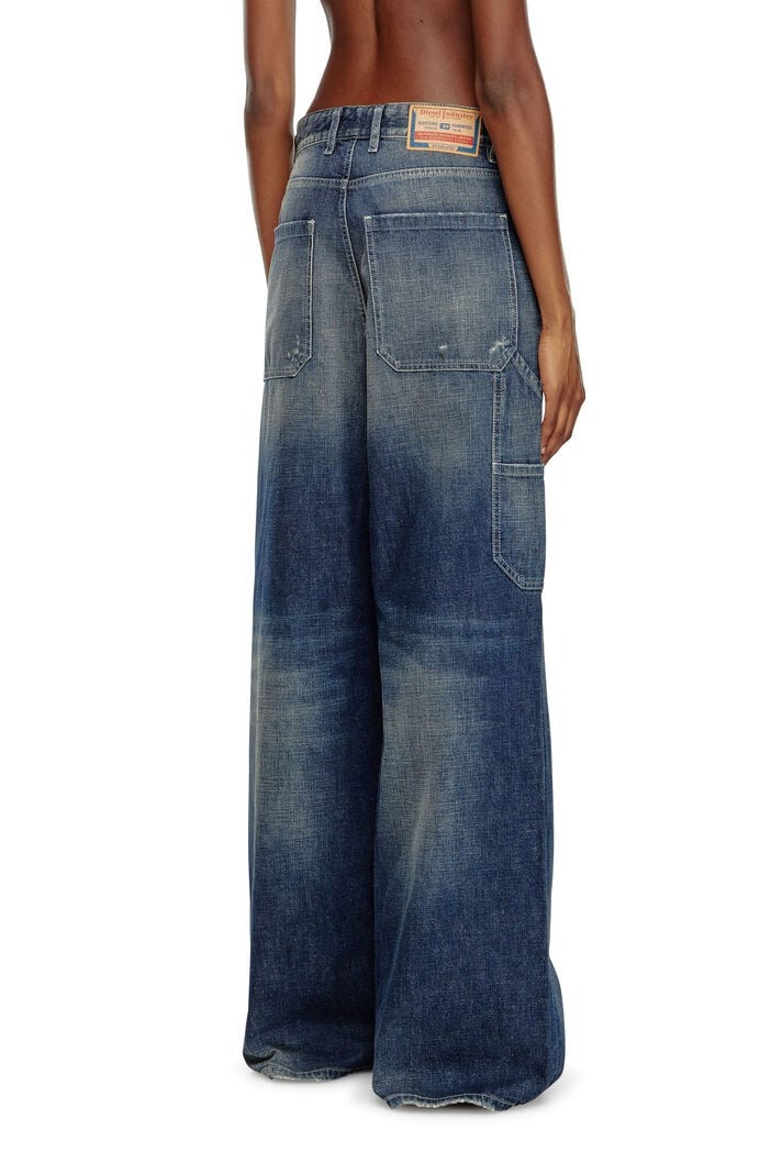 Diesel - Jeans relaxed 1996 d-sire 09j91 blu scuro - TIMES S.A.S.