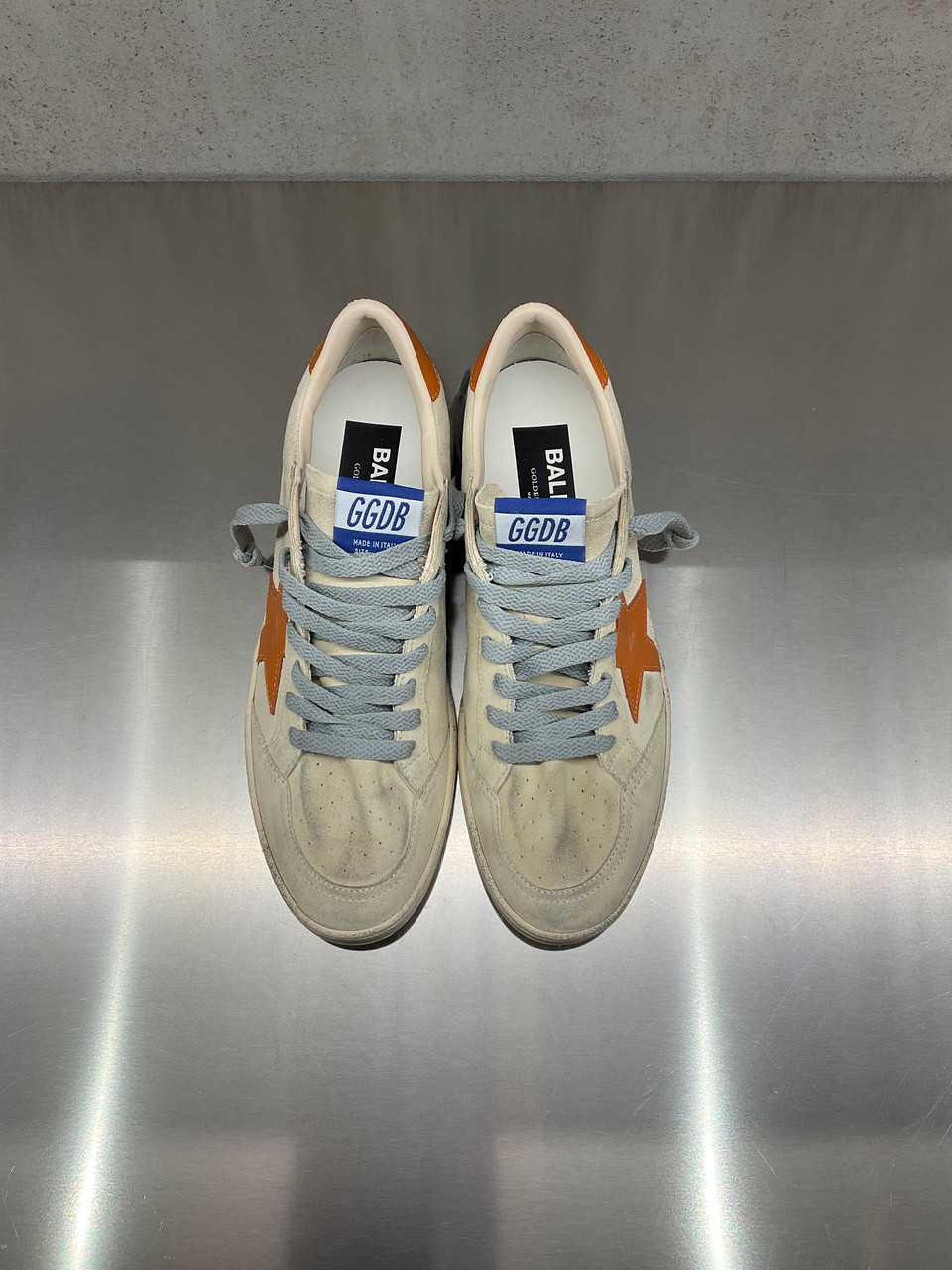 Leather Golden Goose Starter Arancione Leather Upper Golden Goose