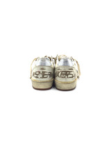 Golden Goose - Ball Star donna in pelle effetto used beige