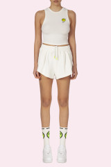 Barrow - Short donna in cotone bianco