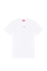 Diesel - T-shirt con logo D applicato T-Diegor-D bianca