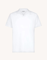 Dondup - Polo regular in jersey bianco