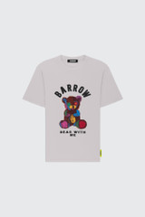 Barrow - T-shirt Teddy Print beige