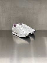 Premiata - Sneakers Conny in pelle traforata bianca