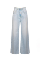 Icon Denim - Jeans Poppy wide leg lavaggio blu chiaro